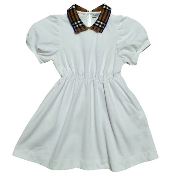 NWOT Burberry White Alesea Dress Size 6y 116cm - Picture 2 of 7